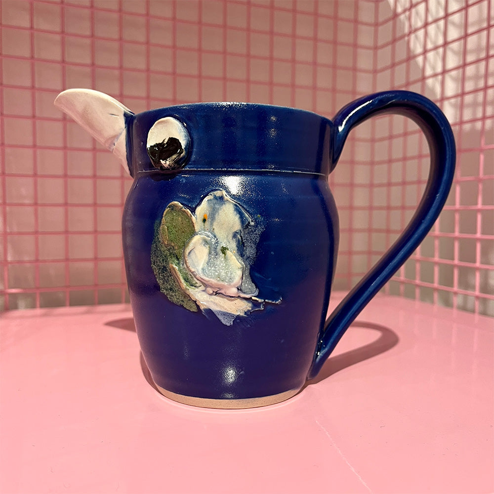 Was Keramik Fuglekande Mellem Blå