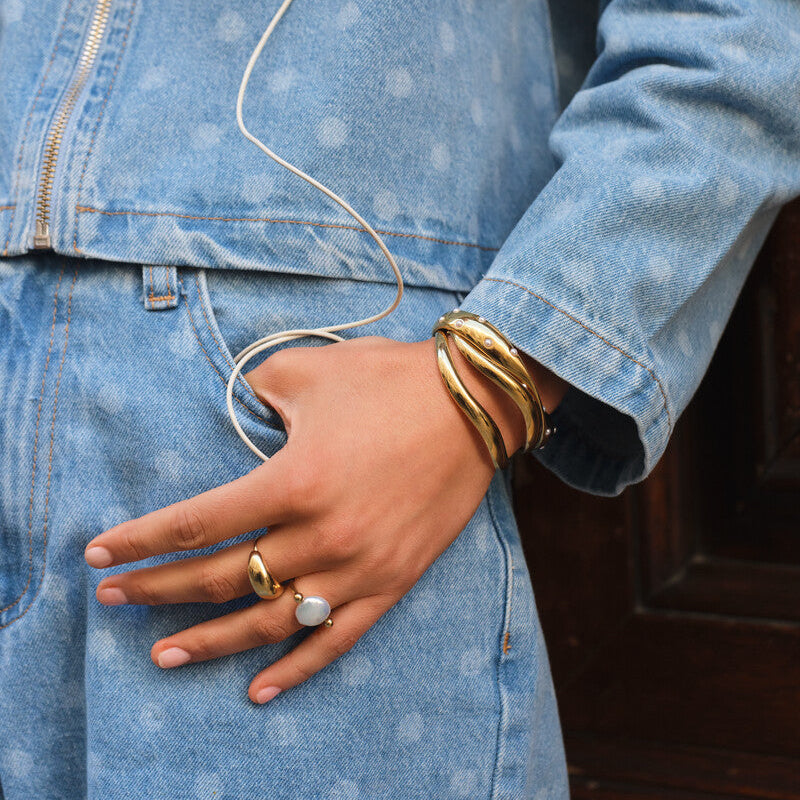 My Jewellery Bold Basic-statement-ring på model