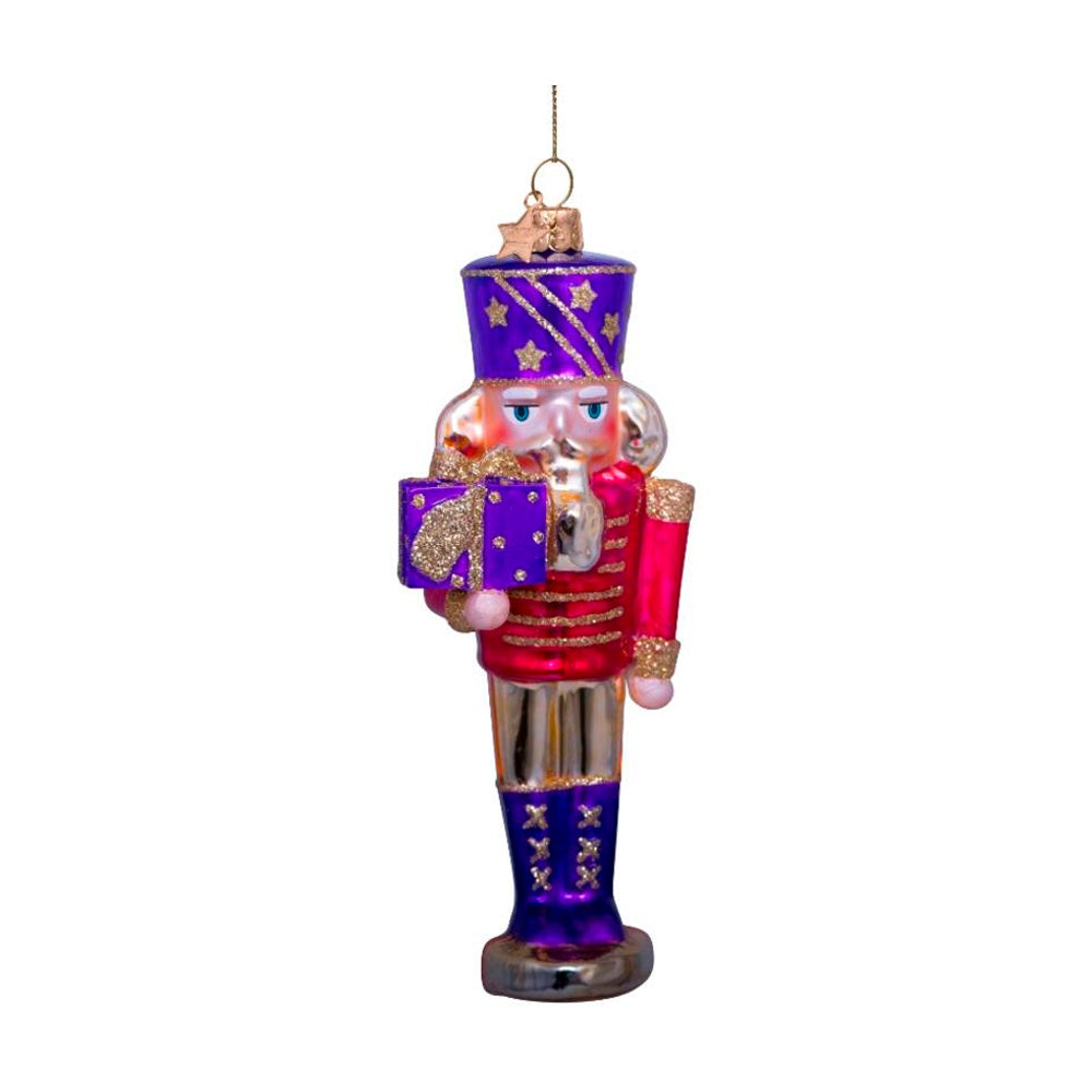 Vondels Julepynt Nøddeknækker Lilla