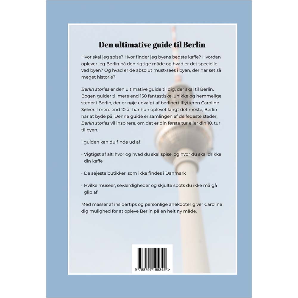 Berlin Stories - Den Ultimative Guidebog Til Berlin