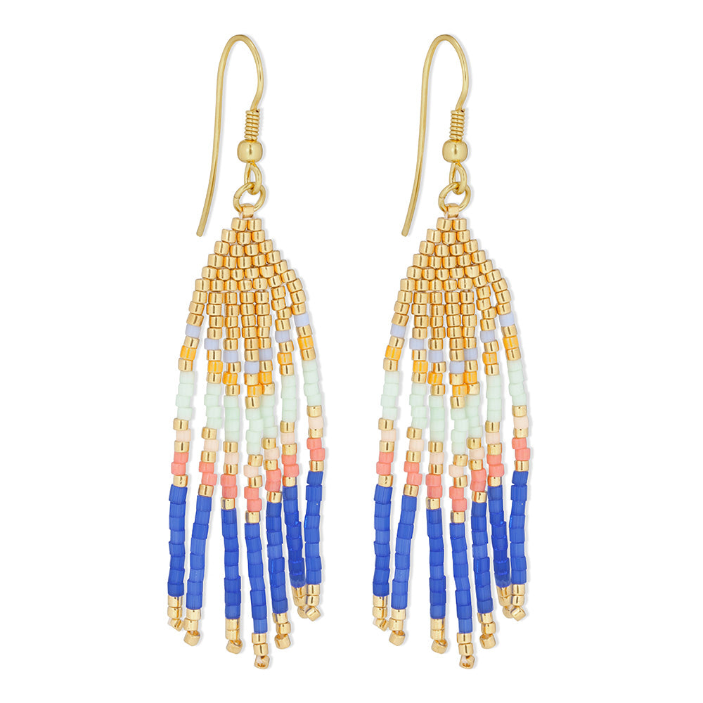 BY THIIM Øreringe Summer Octopus Perleøreringe