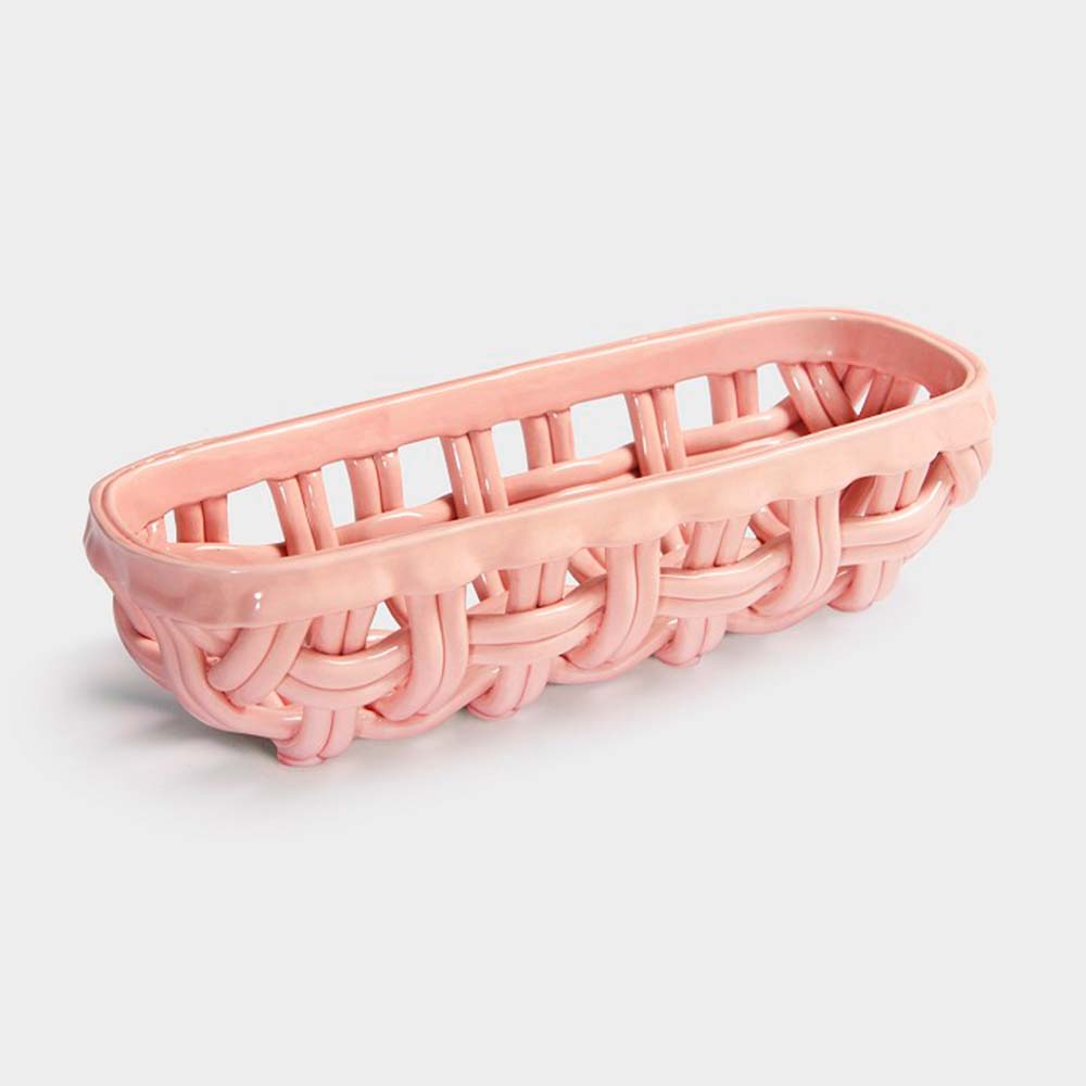 &Klevering Basket Baguette Brødkurv Pink