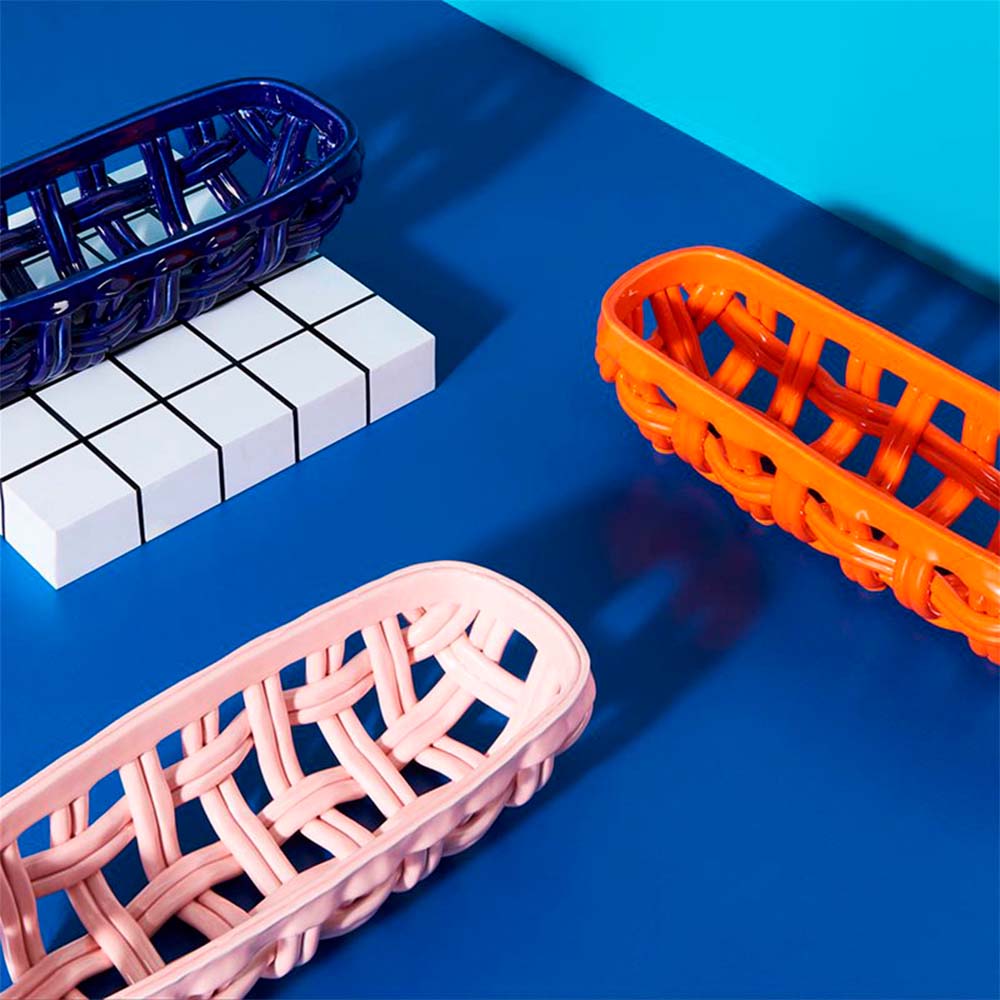 &Klevering Basket Baguette Brødkurv Pink