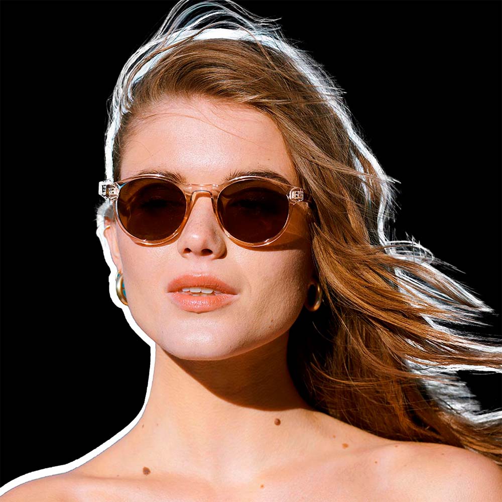 A. Kjærbede Solbriller Marvin Champagne