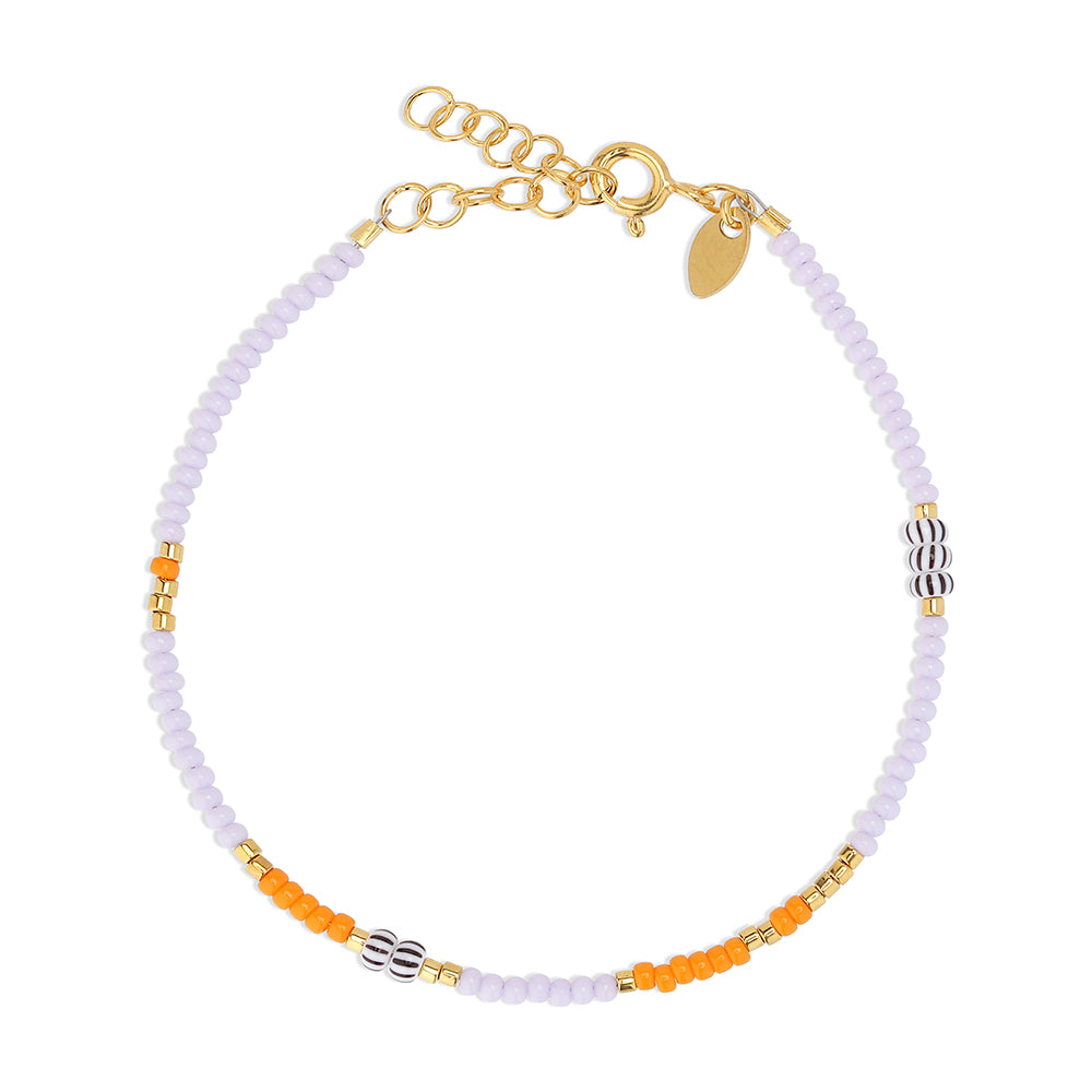 BY THIIM Perlearmbånd Simplicity Lavender