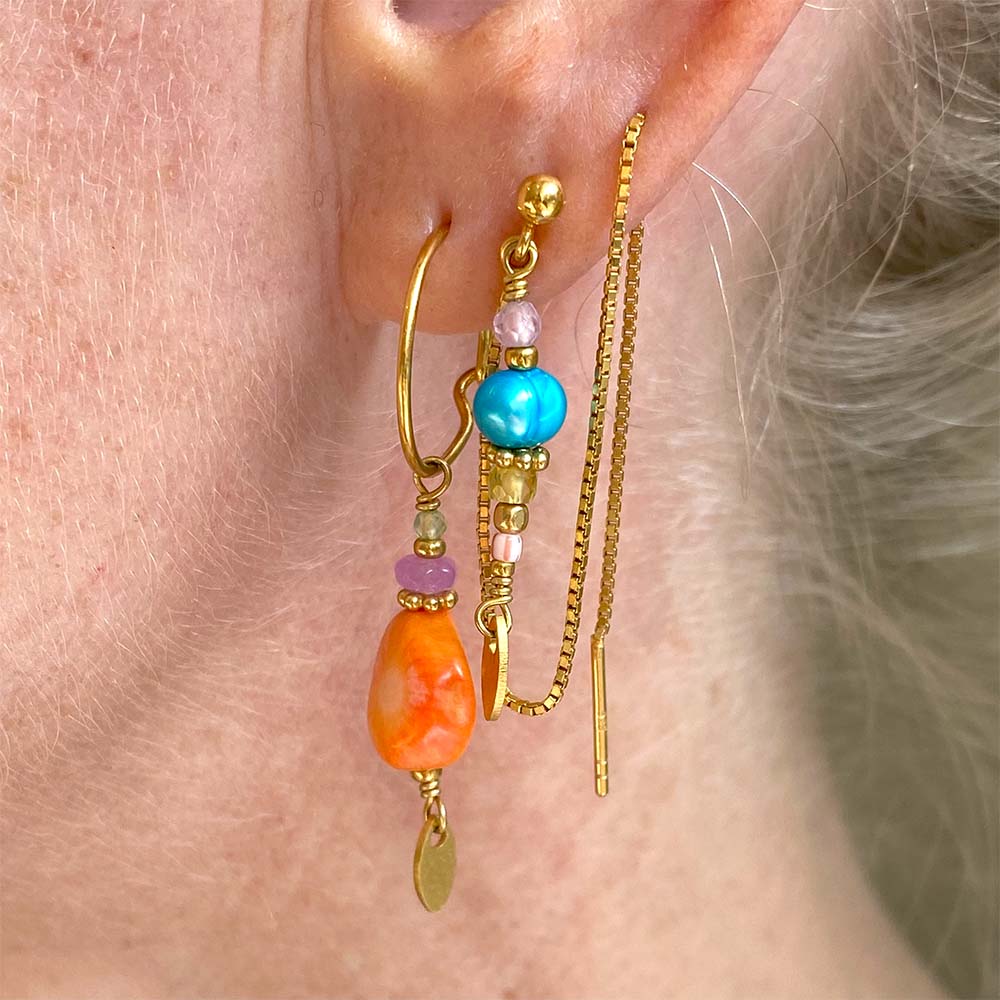 BY THIIM Ørering Tangerine Hoop