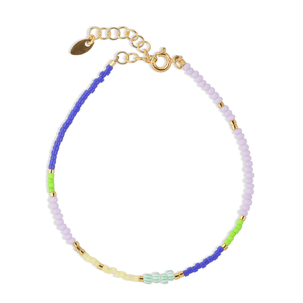 BY THIIM Perlearmbånd Simplicity Neon Green