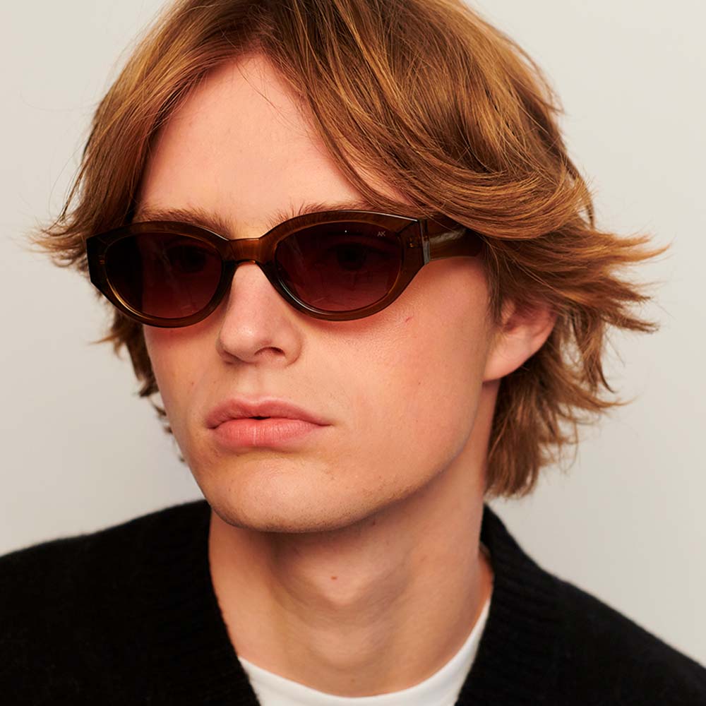 A. Kjærbede Solbriller Winnie Smoke Transparent