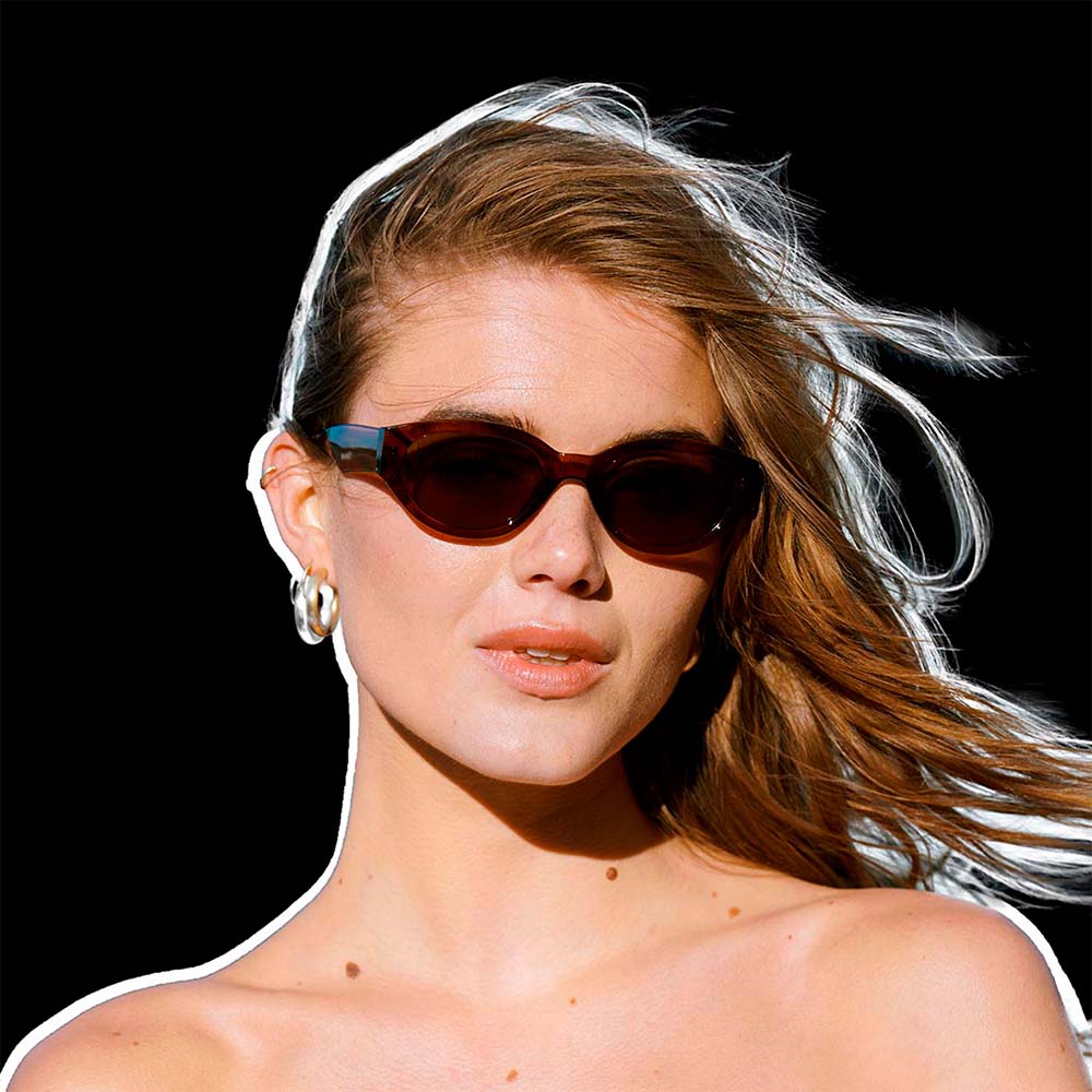 A. Kjærbede Solbriller Winnie Brown