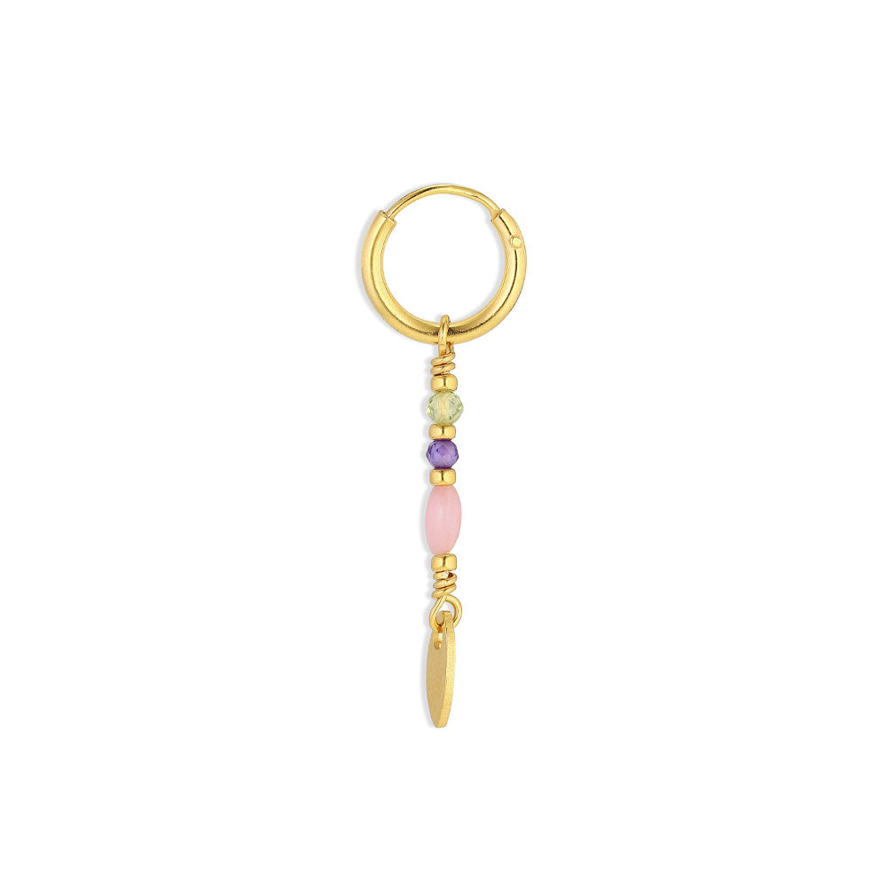 BY THIIM Ørering Boho Chick Peridot Spir Hoop