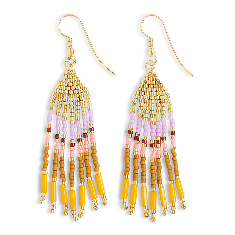 BY THIIM Øreringe Lavender Octopus Perleøreringe