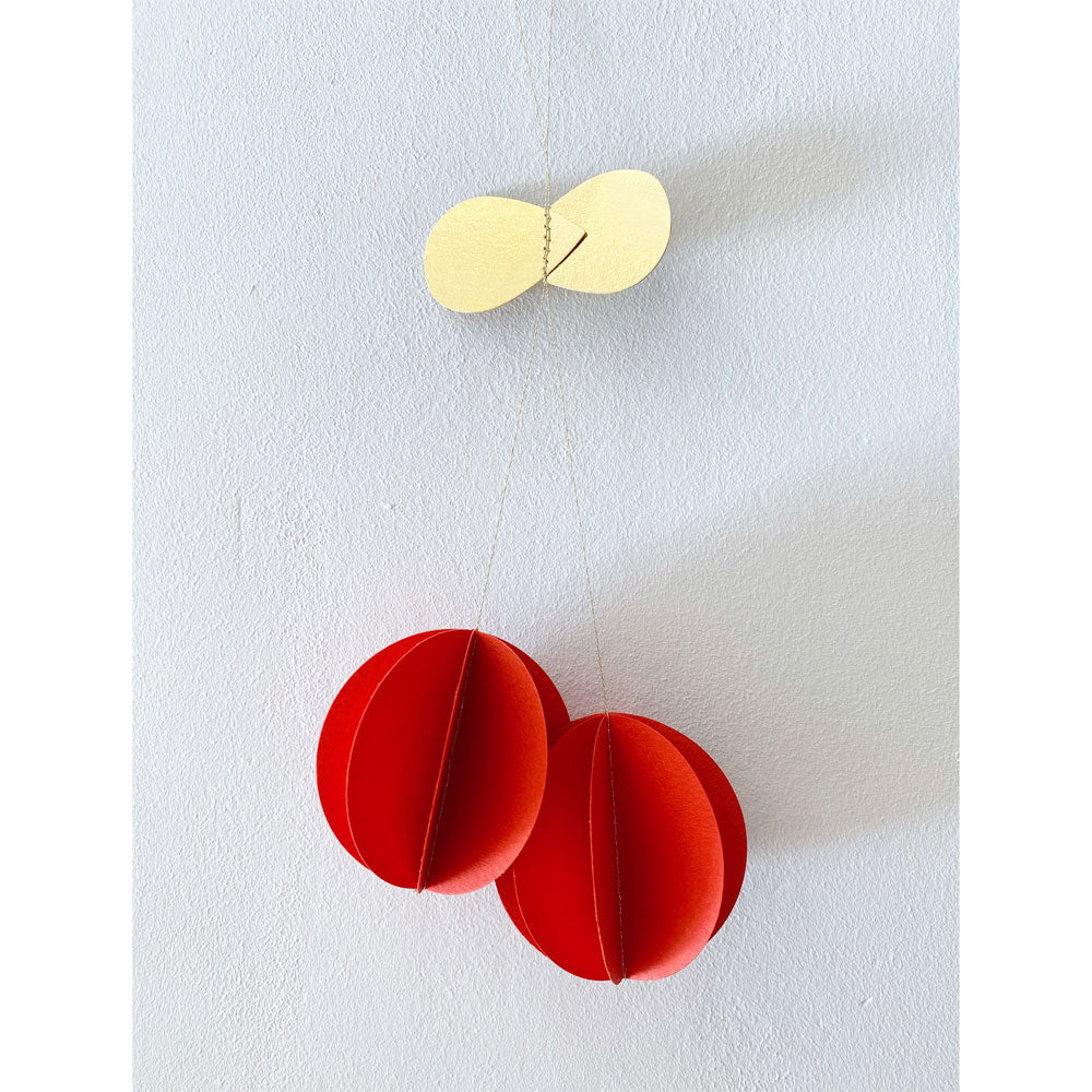 Lullu.b Ornament - Kirsebær Rød