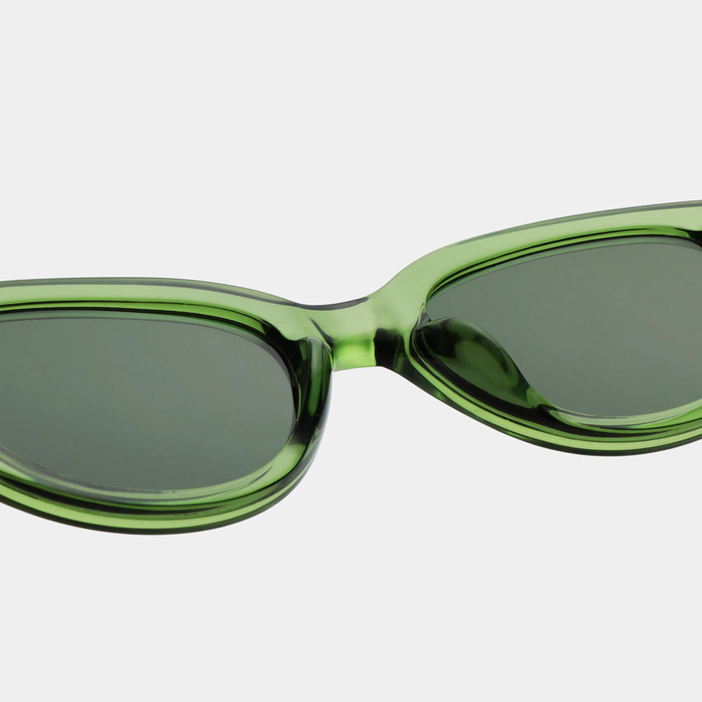 A. Kjærbede Solbriller Winnie Light Olive Transparent