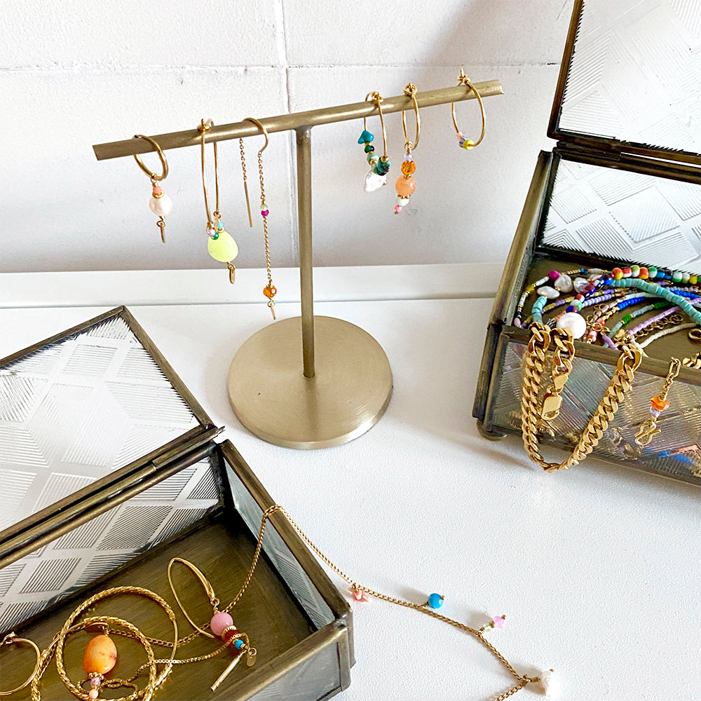 BY THIIM Smykkestativ  Messing