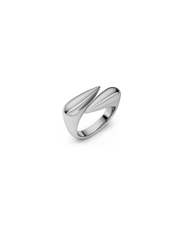 Edblad Ring Peak Spike - Sølv
