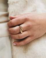 Edblad Ring Peak Spike - Guld