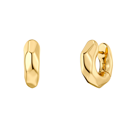 Edblad Øreringe Crystalite Hoops S - Guld