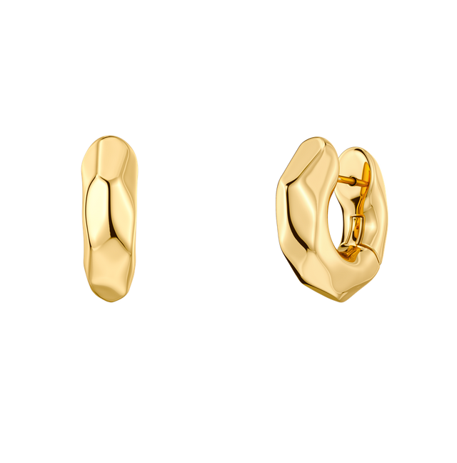Edblad Øreringe Crystalite Hoops S - Guld