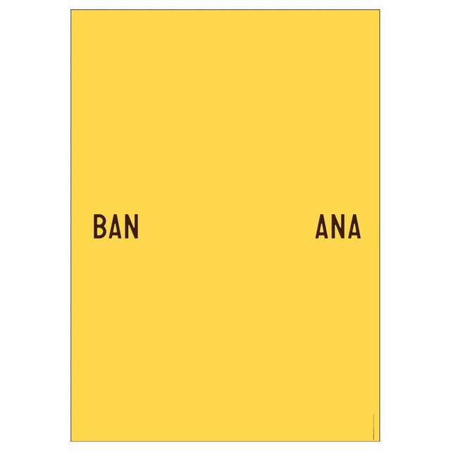 Plakat 'St - Banana Split' af PLTY.