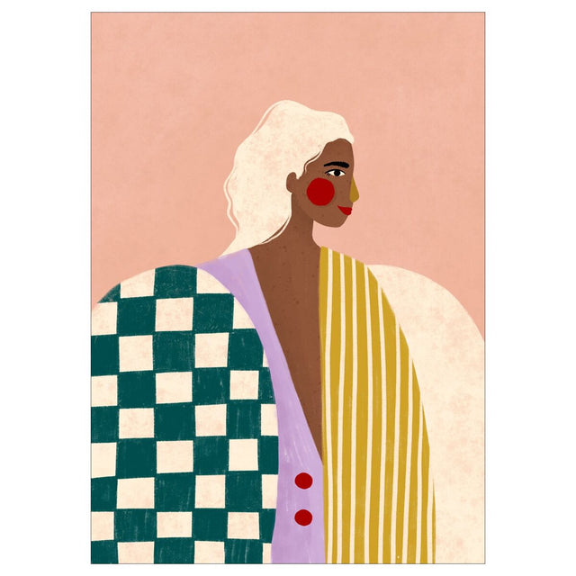 Plakat 'Funky Blouse' af Bea Muller.