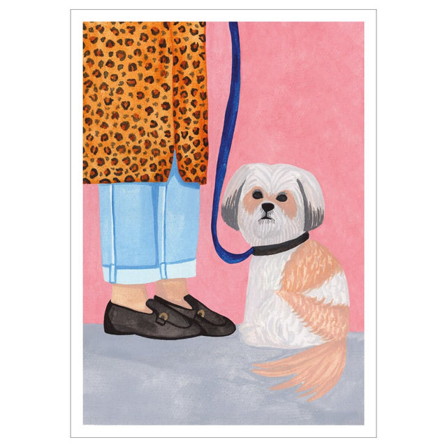 Plakat 'Dog and Fashion' af Iga Kosicka.