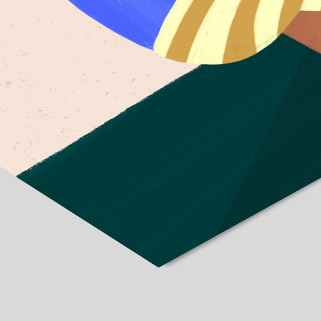Detaljebillede af plakaten 'Bouquet of Flowers' af Bea Muller.