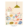 Plakat 'A Messy Table - NYC' af Engberg Studio.