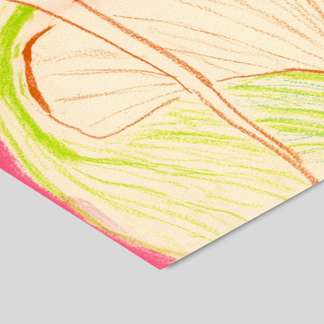 Detaljebillede af plakaten 'Ginkgo Leaves In Color I' af Janel Bragg.