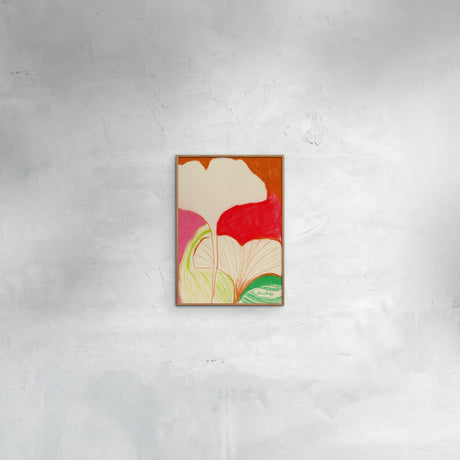 Plakat 'Ginkgo Leaves In Color I' af Janel Bragg i indretning.