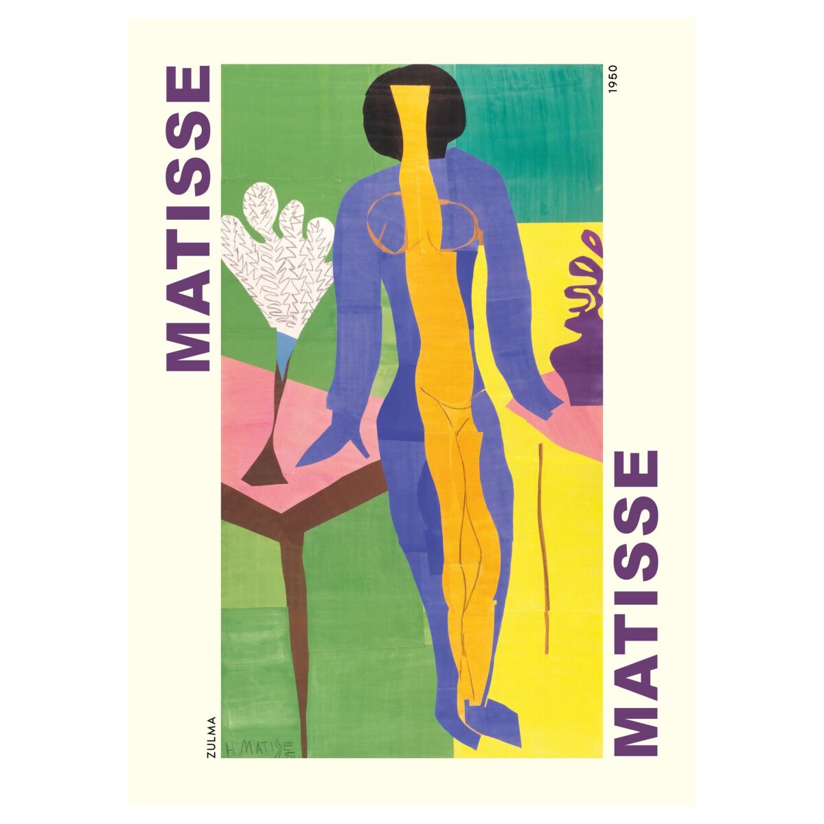 Plakat 'Zulma' af Henri Matisse.