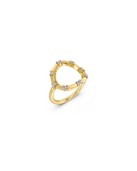 Edblad Ring Celeste L - Guld
