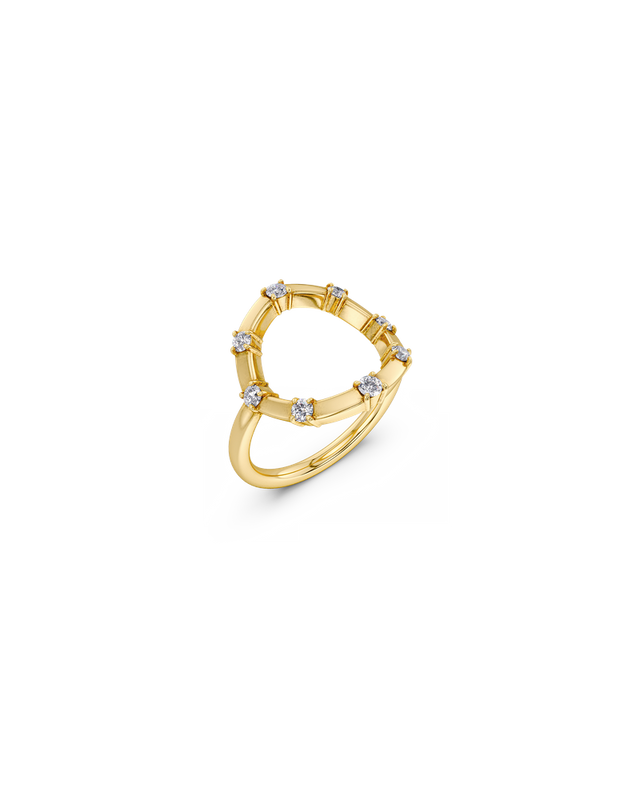 Edblad Ring Celeste L - Guld