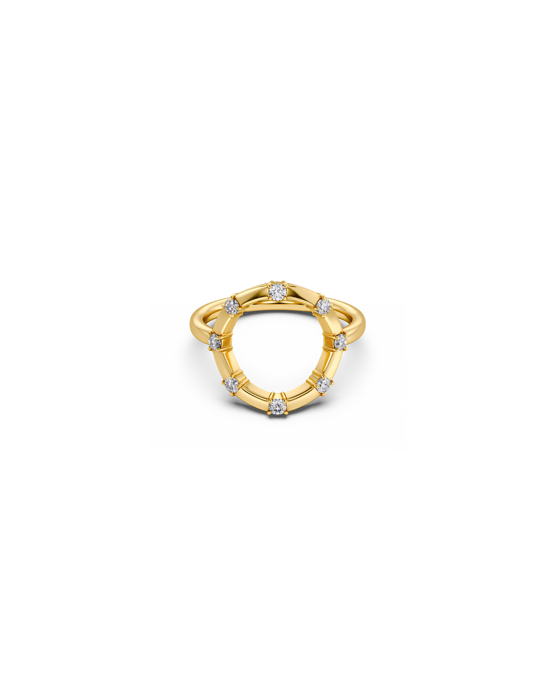 Edblad Ring Celeste L - Guld