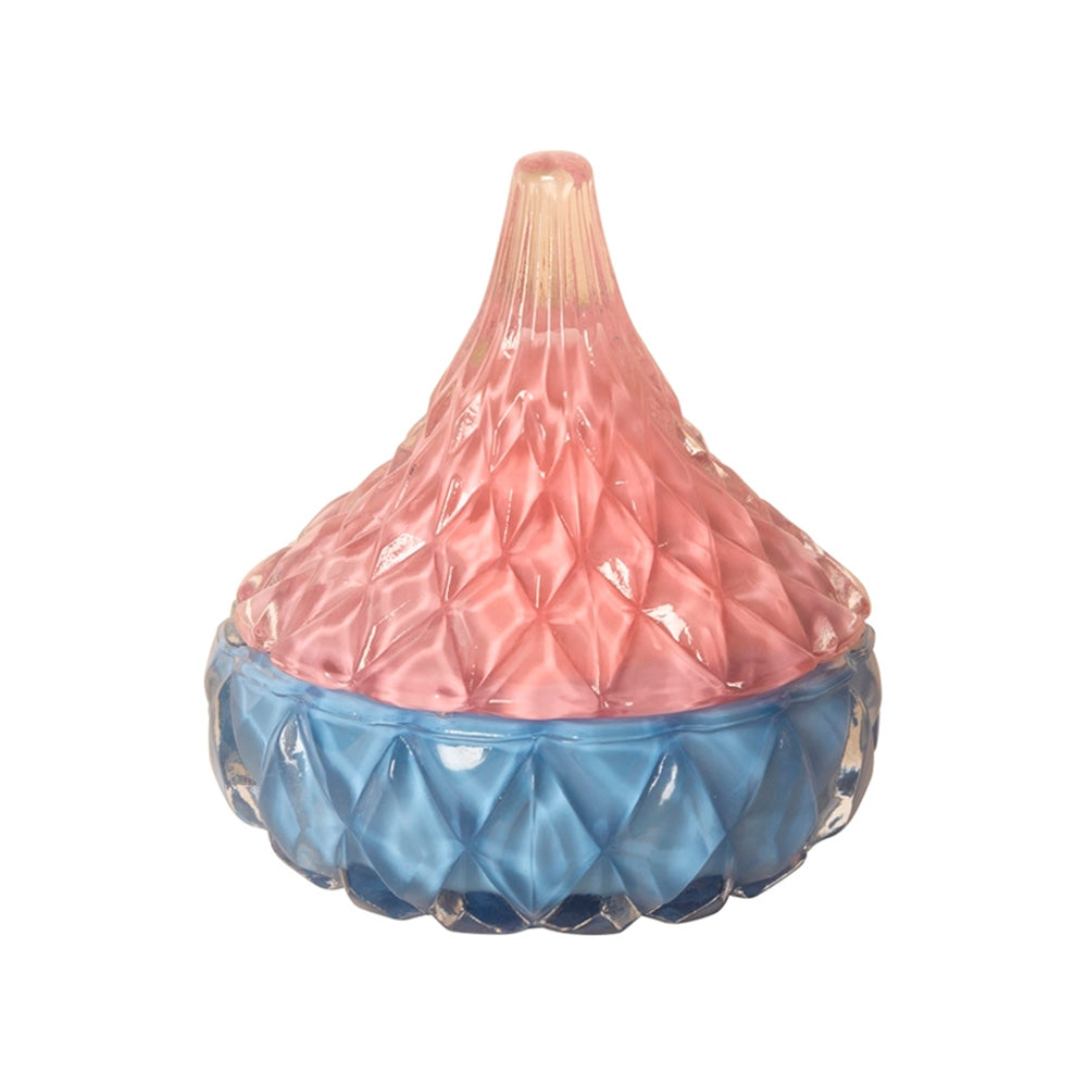 Au Maison Bonbonniere Glaskrukke lys blå/pink Lille