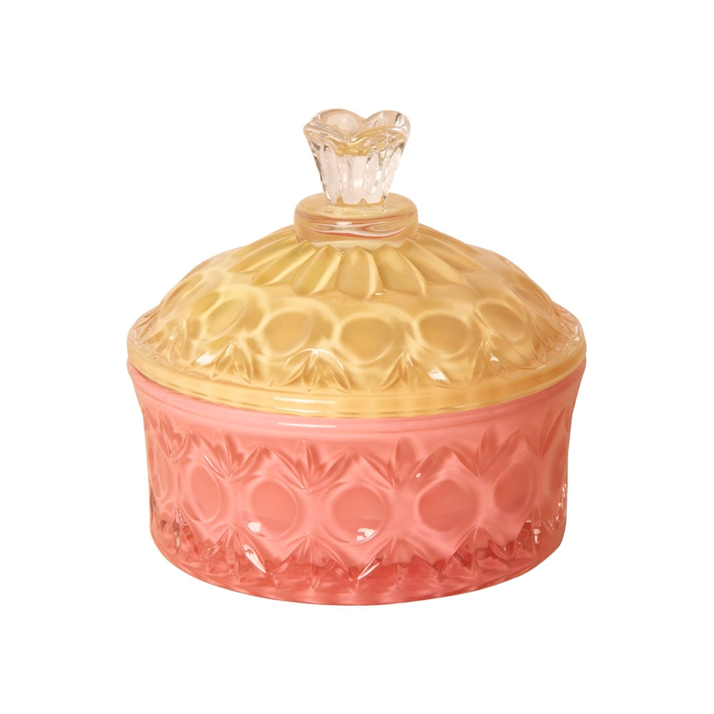 Au Maison Bonbonniere Glaskrukke Pink/Gul Mellen