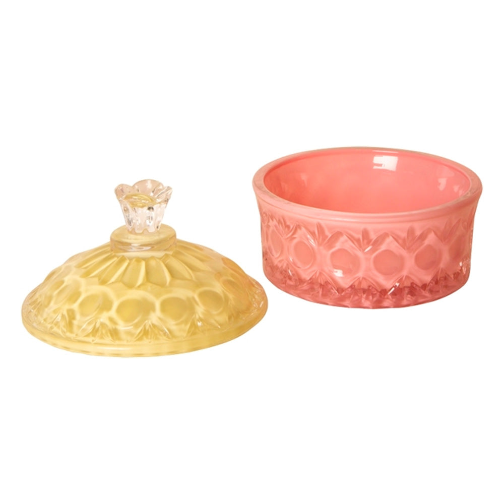 Au Maison Bonbonniere Glaskrukke Pink/Gul Mellen