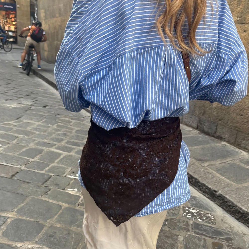 Beck Söndergaard Croflora Triangle Scarf Black