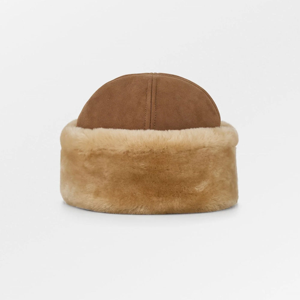Beck Söndergaard Dora Shearling Hat Emperador Brown