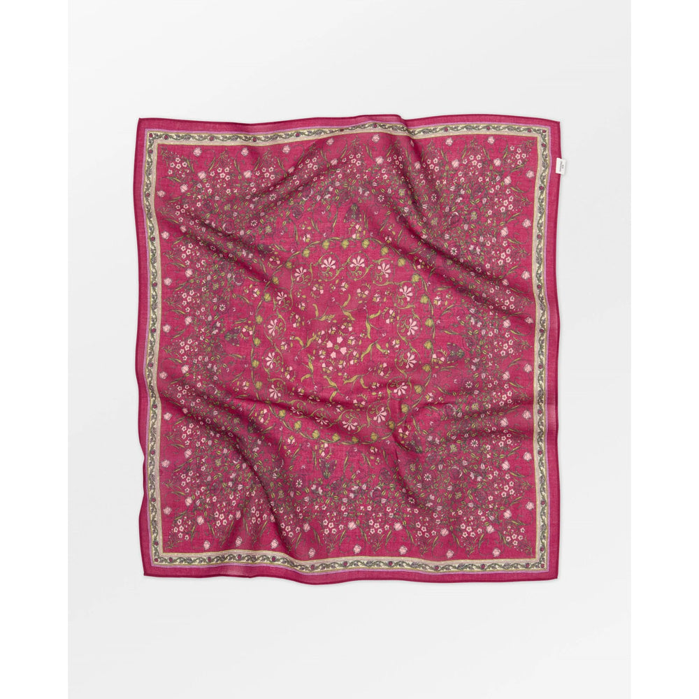 Beck Söndergaard Gardenparty Cotta Scarf Tørklæde Vivacious Pink