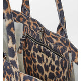 Beck Söndergaard Leola Canvas Camila Bag Black Leopard