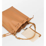 Beck Söndergaard Smooth Bucket Bag Almond Brown