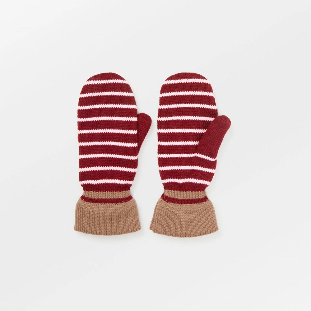 Beck Söndergaard Thin Striped Emerald Vanter Burgundy