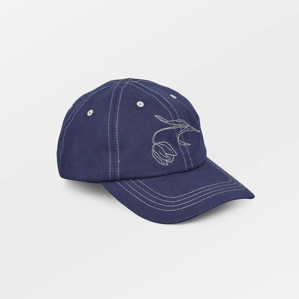 Beck Söndergaard Tulipa Cotton Cap Navy Blue