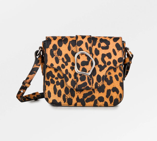 Beck Söndergaard Leopa Leather Iris Buckle Bag