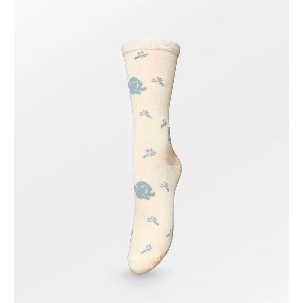 Beck Söndergaard Riora Visca Strømper Off-white Blomster