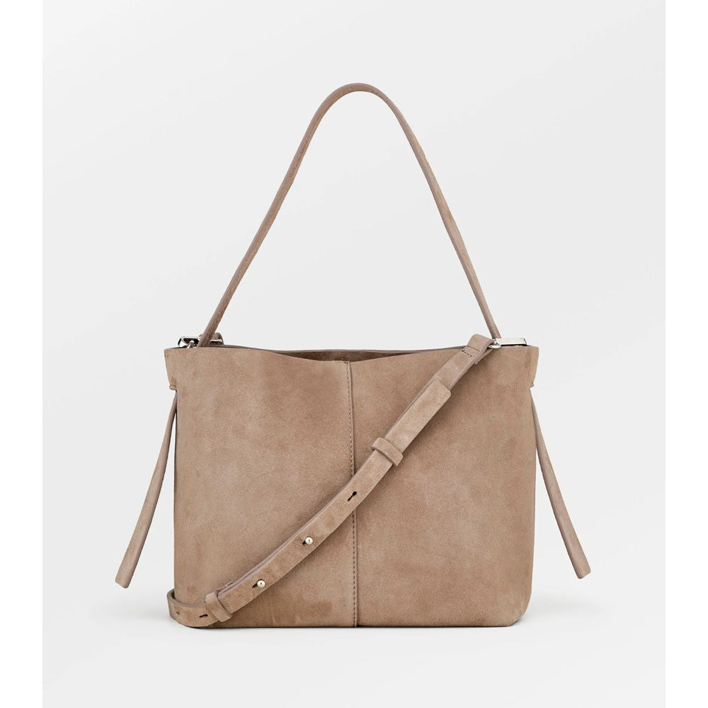 Beck Söndergaard Suede Fraya Small Crossbody Skuldertaske Moral Gray