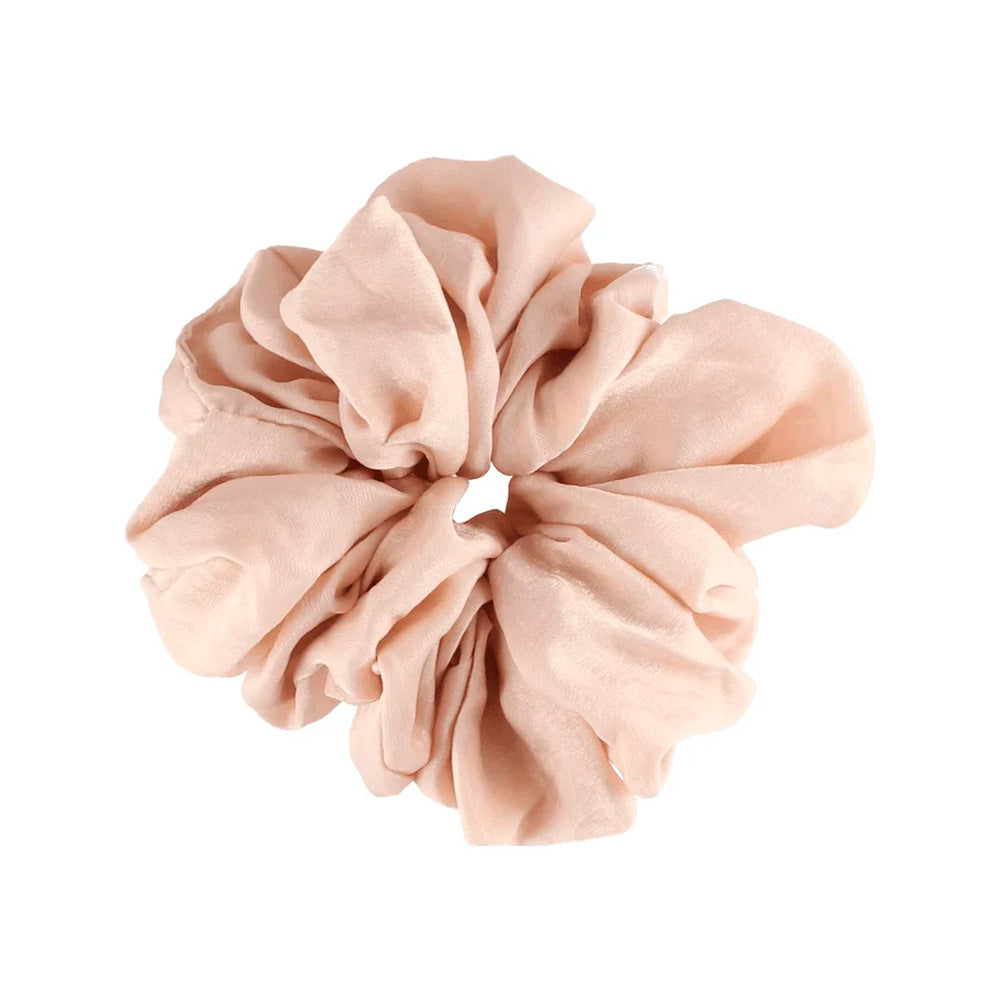 By Stær Isabella Scrunchie Beige Hårelastik