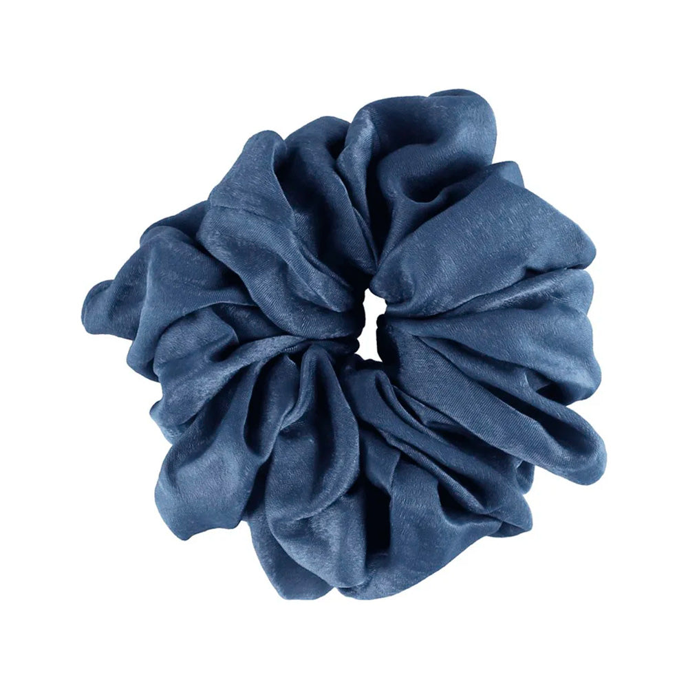 By Stær Isabella Scrunchie Mørkeblå Hårelastik