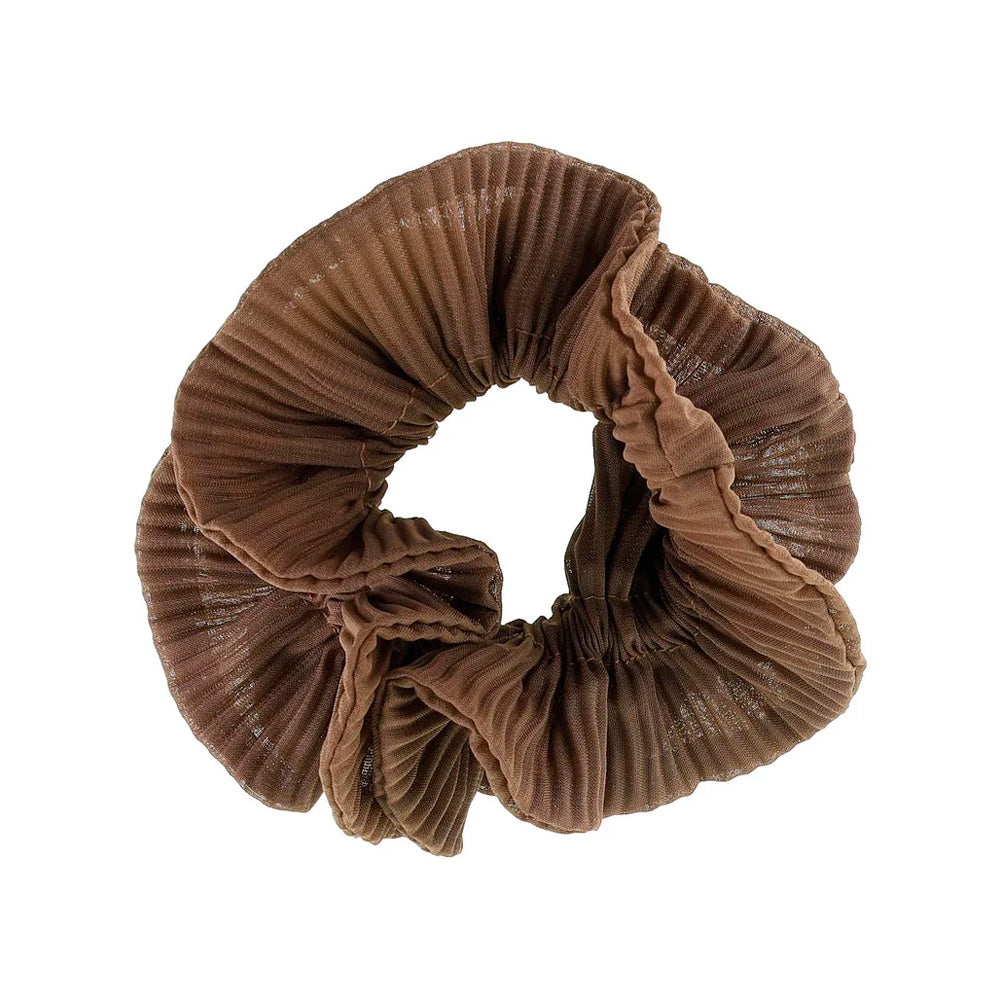 By Stær Kaisa Scrunchie Brun Hårelastik