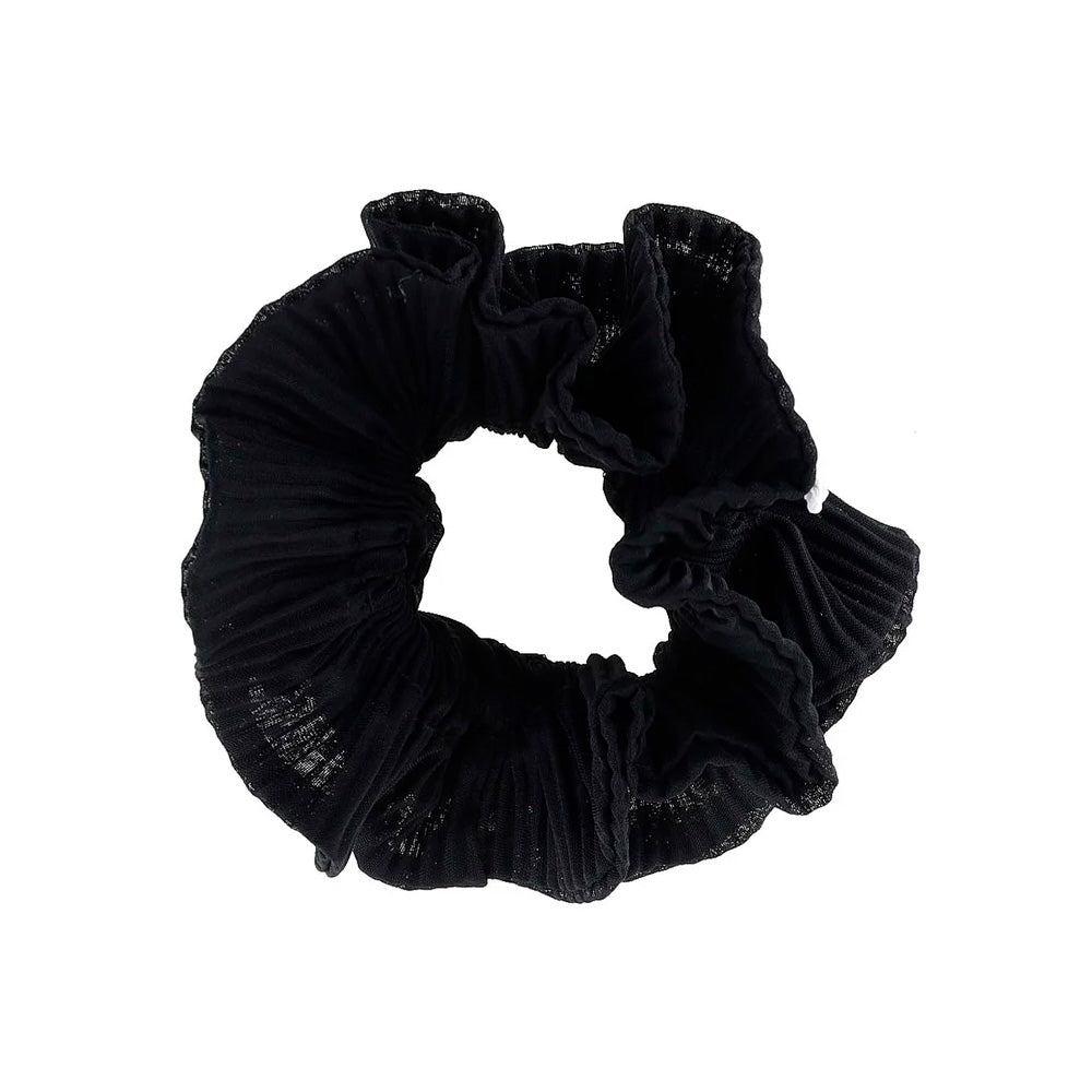 By Stær Kaisa Scrunchie Sort Hårelastik